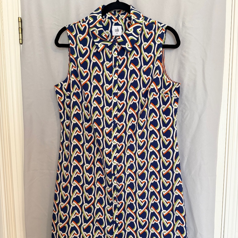 CAbi Vintage button down dress